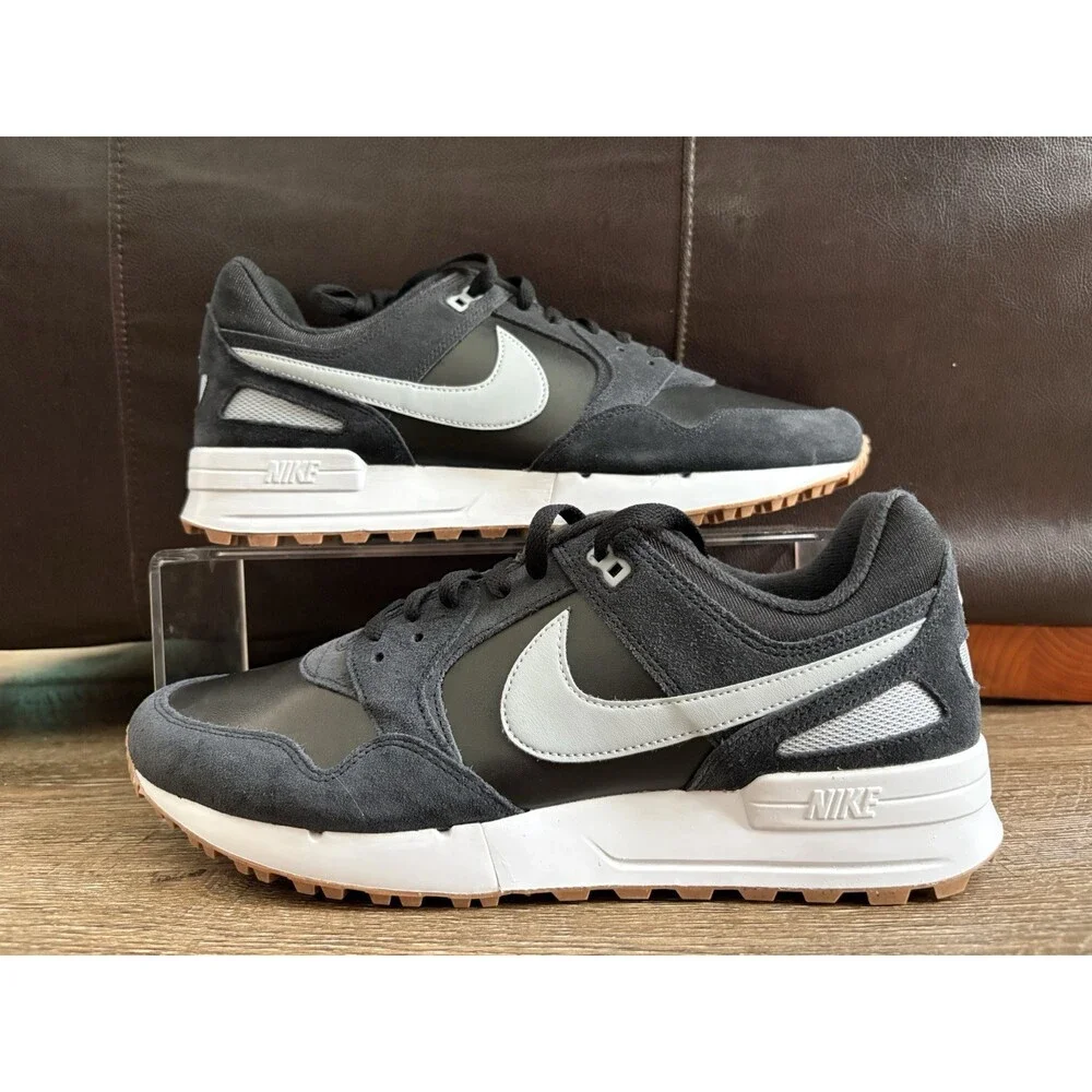 Nike Pegasus ‘89 Golf Black Wolf Grey Gum Medium Brown Men’s Sz 12 FJ2245-004